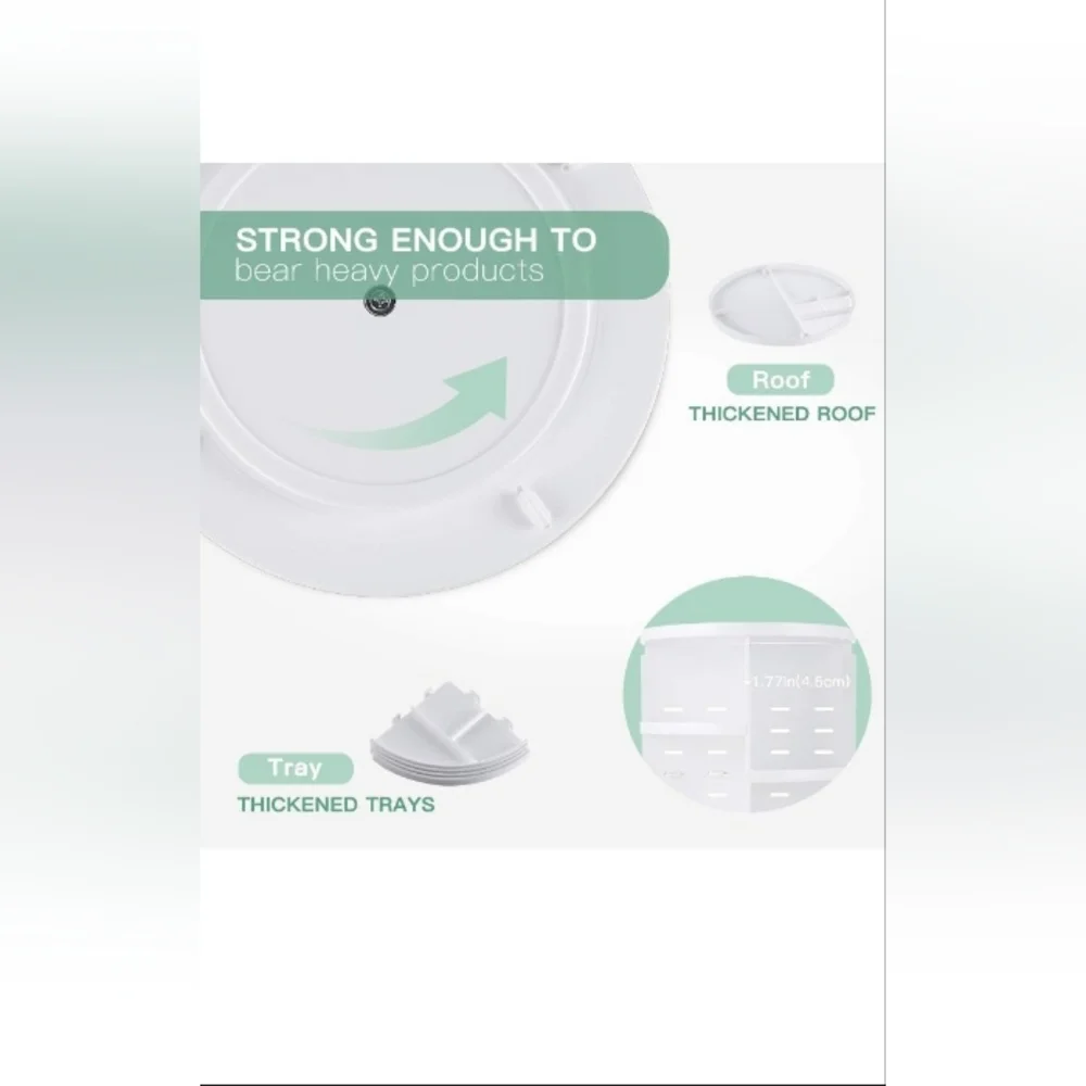 NIB 360° Rotating Cosmetic Display Organizer
